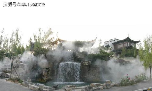 假山园林景观喷雾加湿机高压微雾加湿机的广泛应用 深圳泰鼎